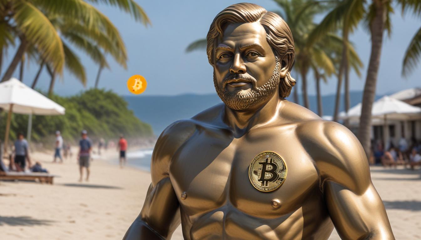 Смелая ставка Сальвадора на Bitcoin: Статуя Сатоши на Bitcoin Beach! Гений или безумие? | Cryptodamus.io
